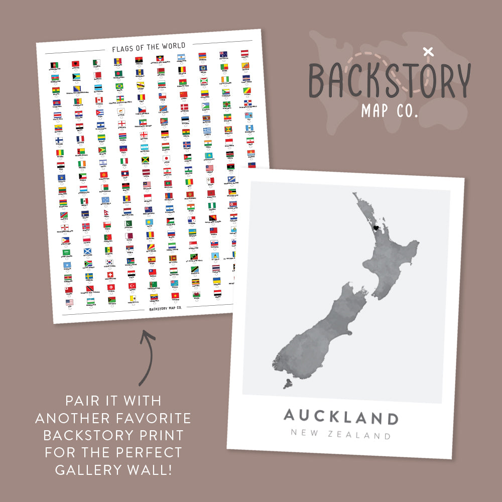 new zealand travel poster