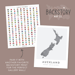 new zealand travel poster