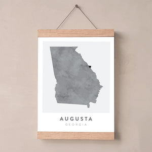 augusta georgia map