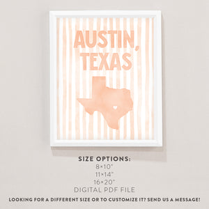 Austin, Texas Poster