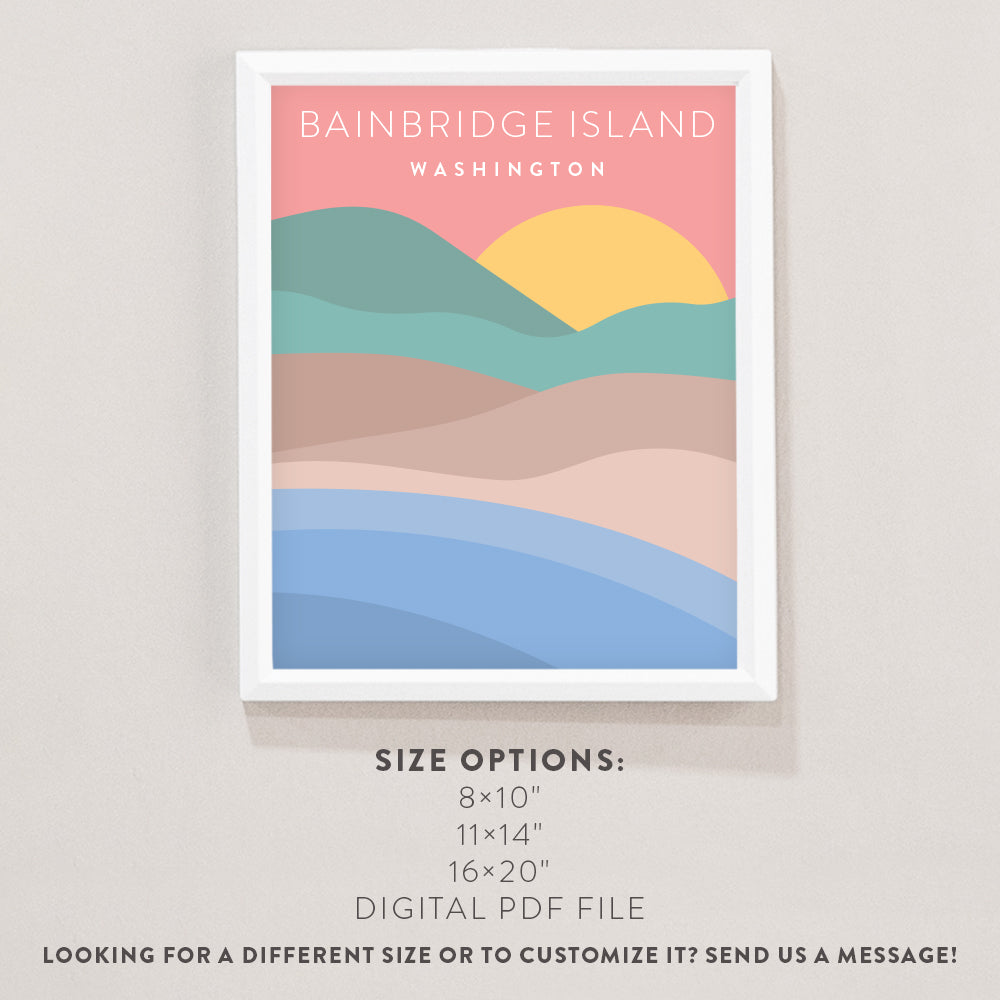 cute washington posters