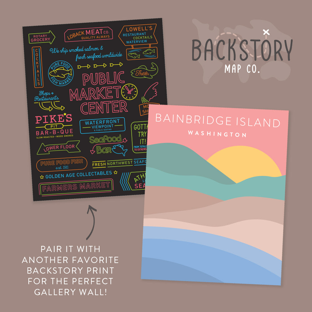 seattle washington poster