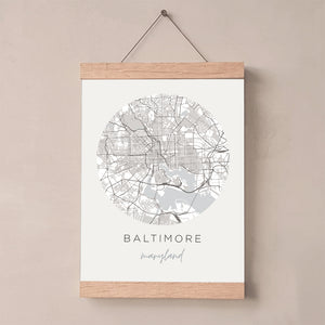 baltimore maryland map posters