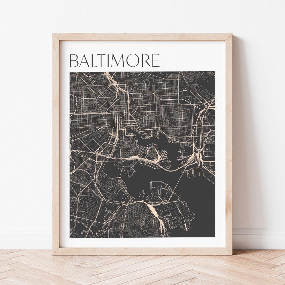 map of baltimore