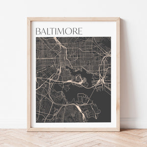 map of baltimore