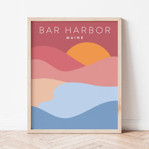 bar harbor poster