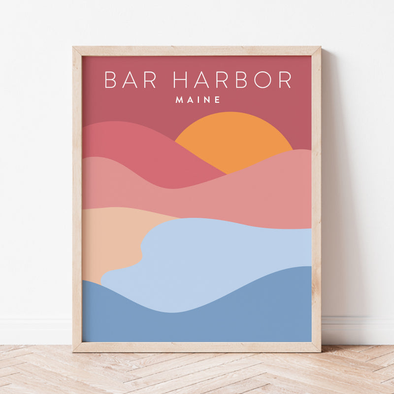 bar harbor poster