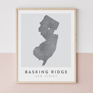 Basking Ridge, New Jersey Map