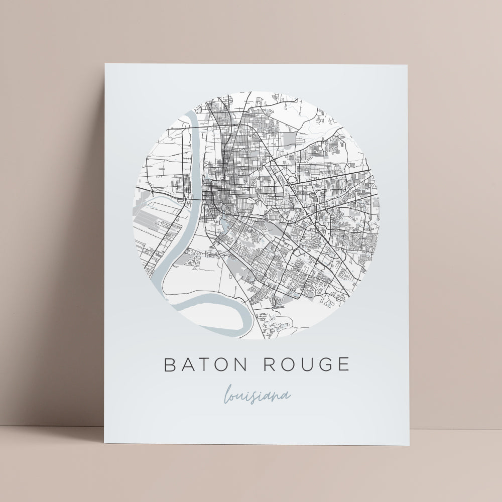 baton rouge map