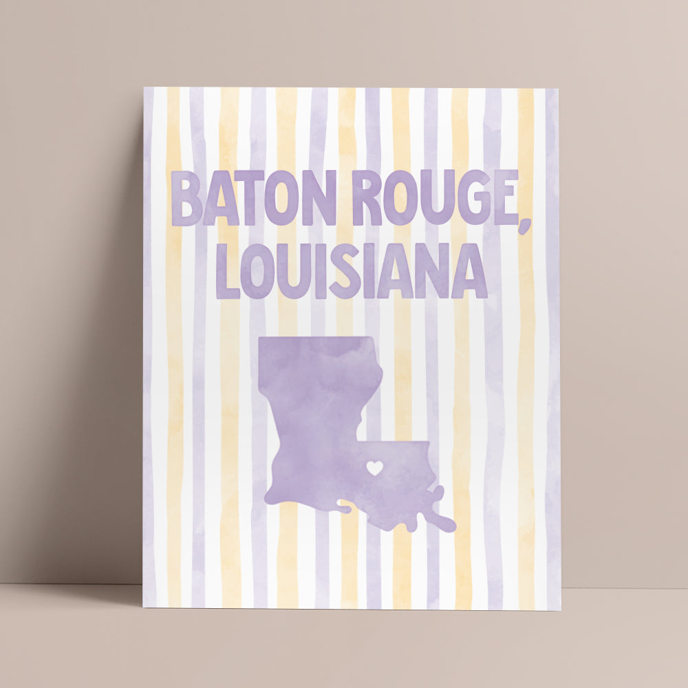 Baton Rouge, Louisiana Poster