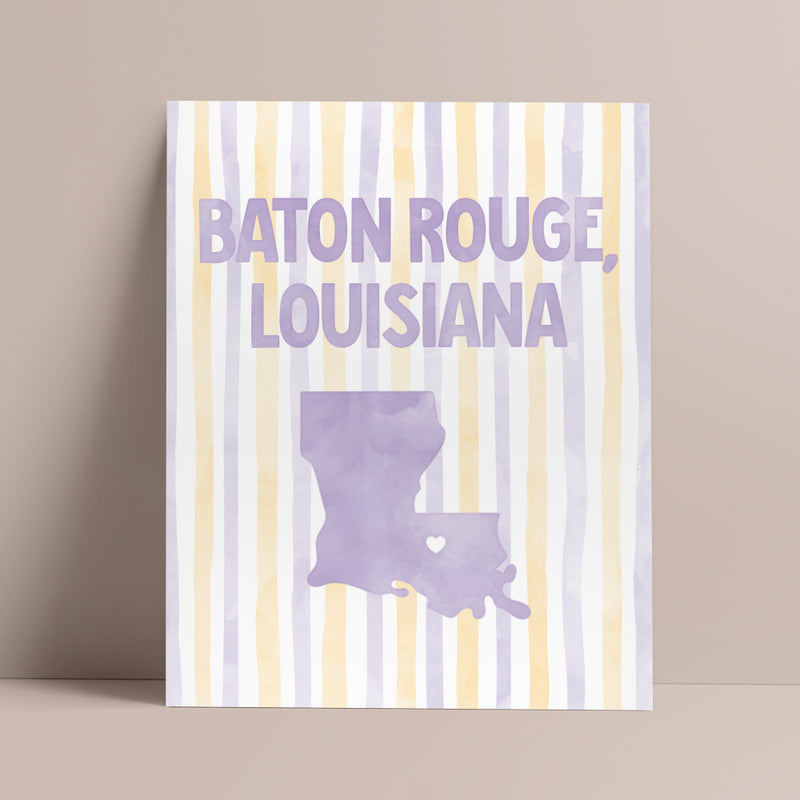 Baton Rouge, Louisiana Poster