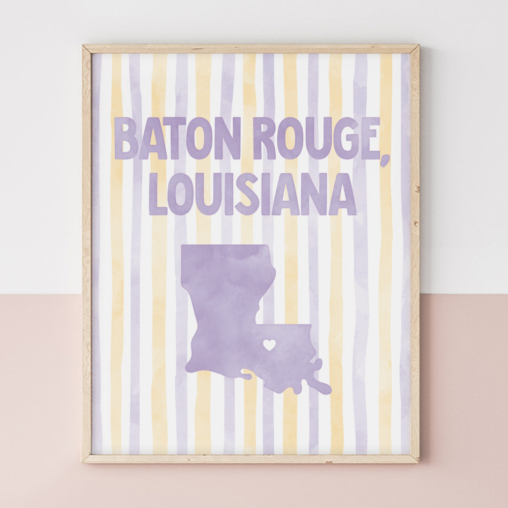 Baton Rouge, Louisiana Poster