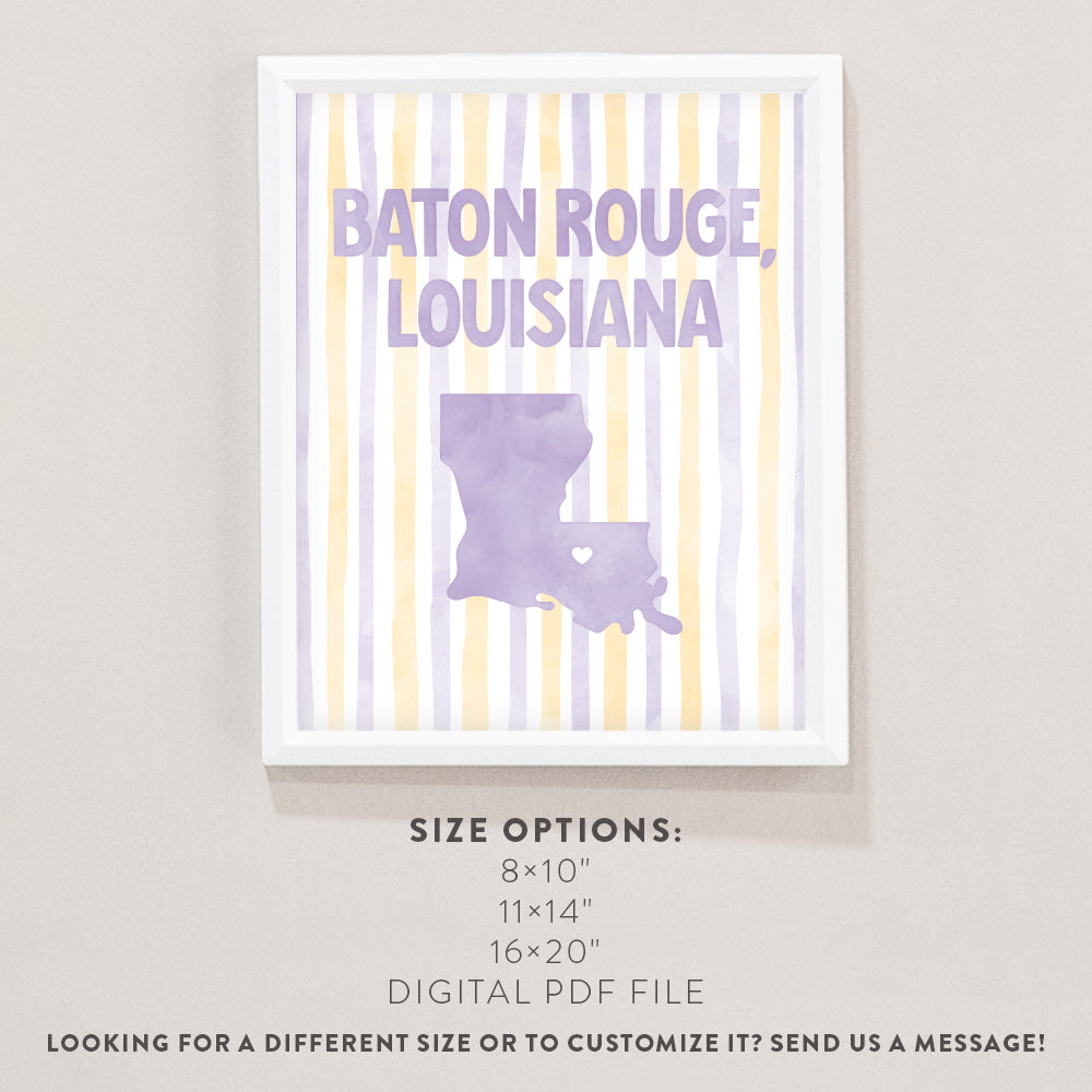 Baton Rouge, Louisiana Poster
