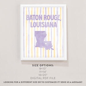 Baton Rouge, Louisiana Poster