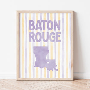 Baton Rouge, Louisiana Poster