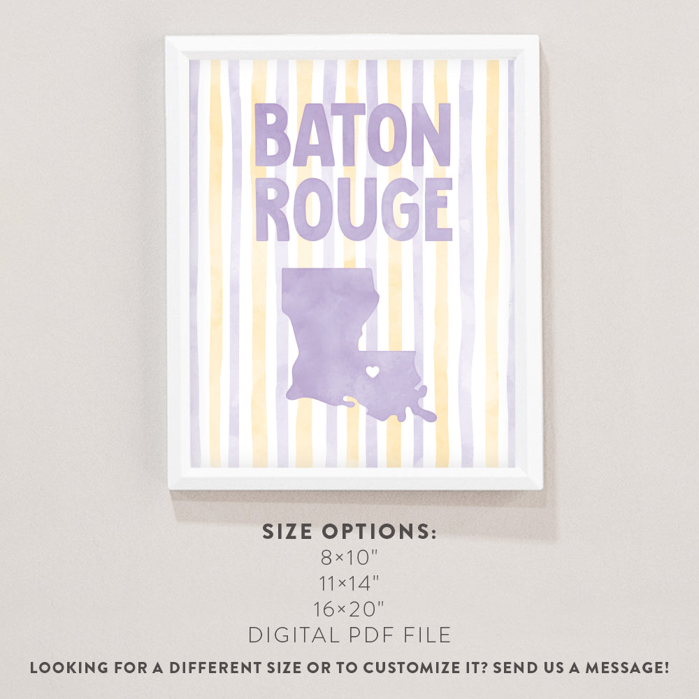 Baton Rouge, Louisiana Poster