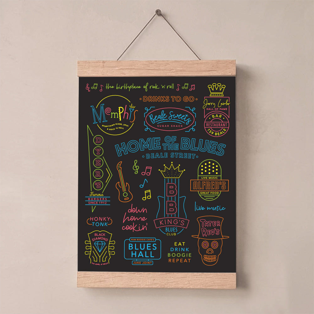 beale street art print