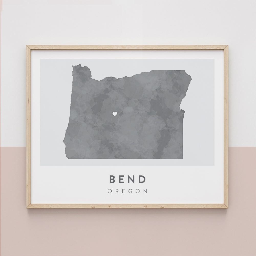 bend oregon art print