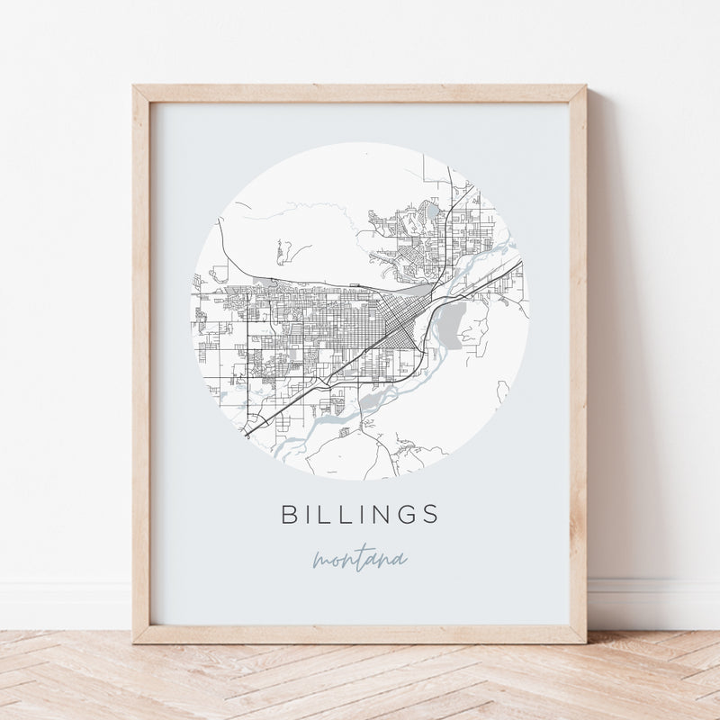 billings montana map