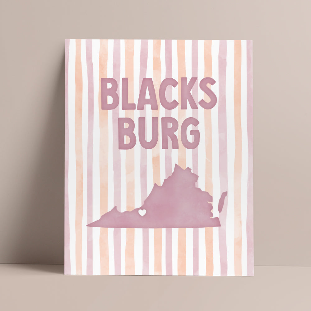Blacksburg, Virginia Poster