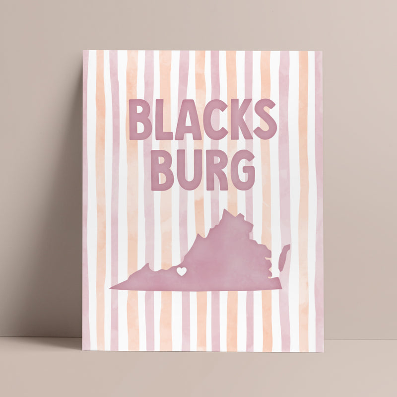 Blacksburg, Virginia Poster