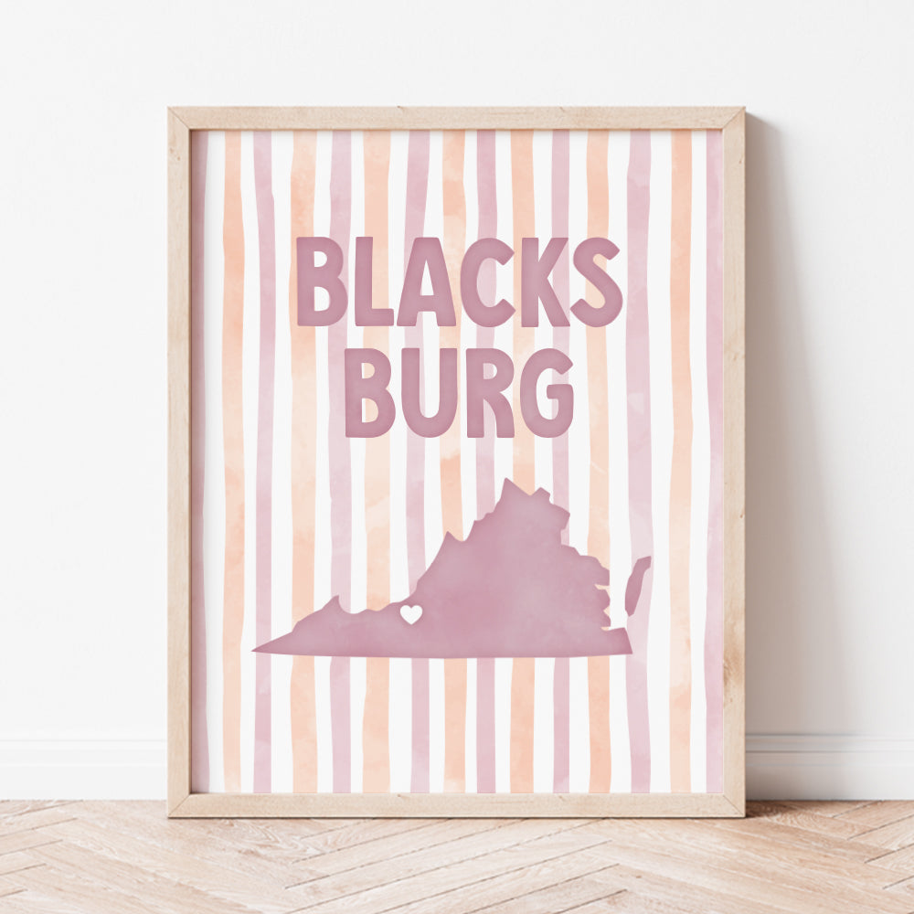 Blacksburg, Virginia Poster