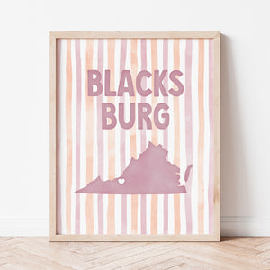Blacksburg, Virginia Poster