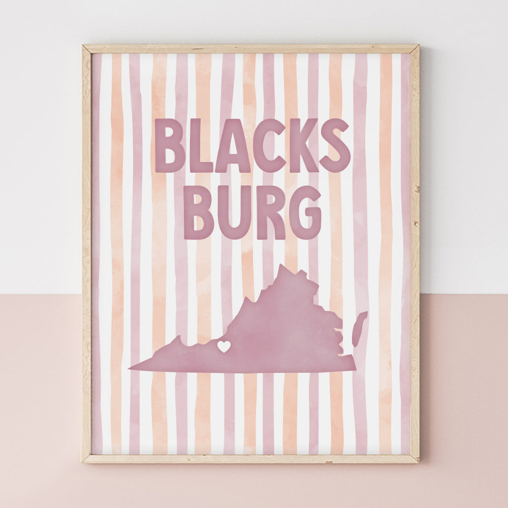 Blacksburg, Virginia Poster