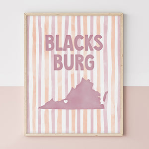 Blacksburg, Virginia Poster