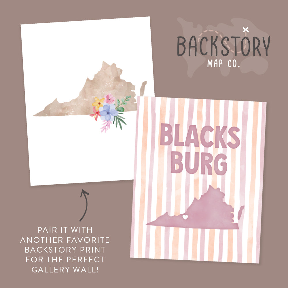 Blacksburg, Virginia Poster