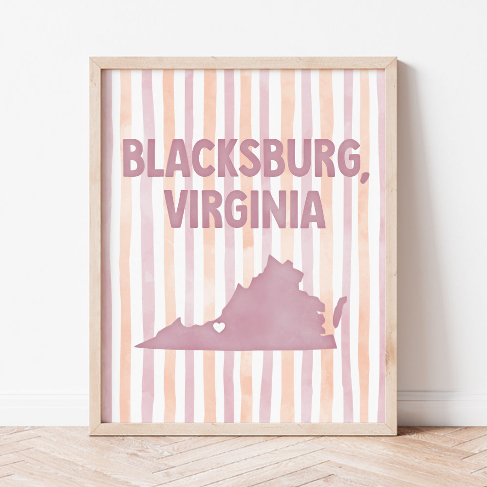 Blacksburg, Virginia Poster