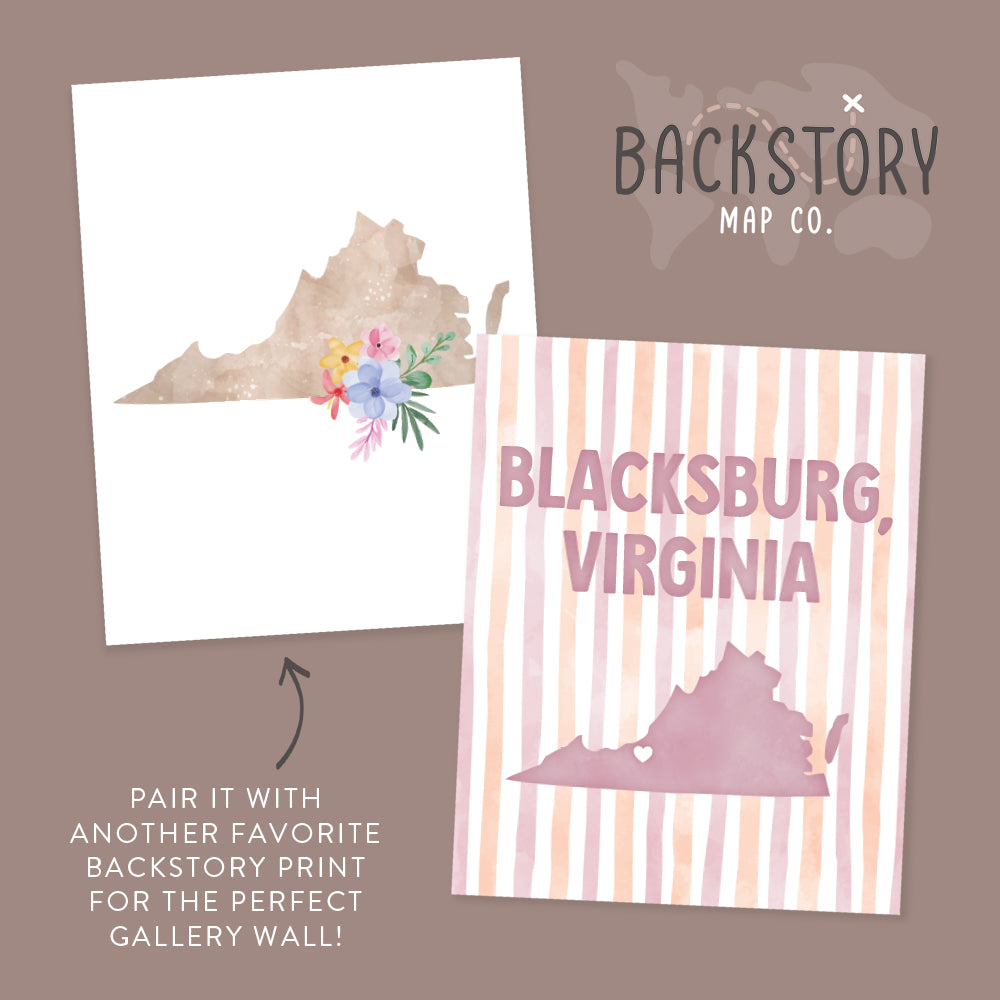 Blacksburg, Virginia Poster