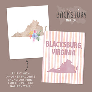 Blacksburg, Virginia Poster
