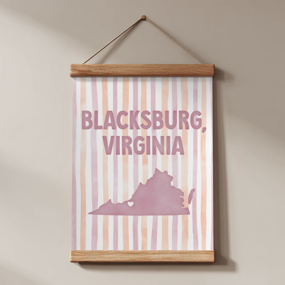 Blacksburg, Virginia Poster