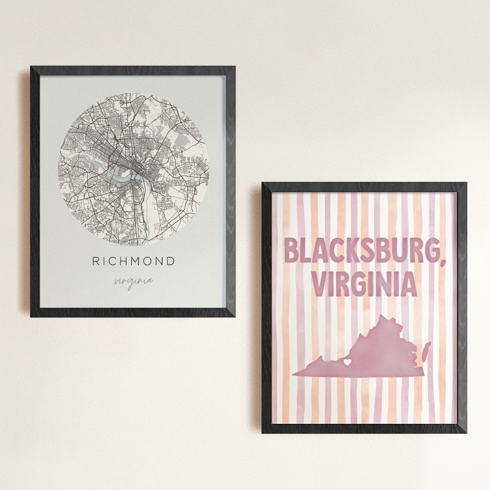 Blacksburg, Virginia Poster