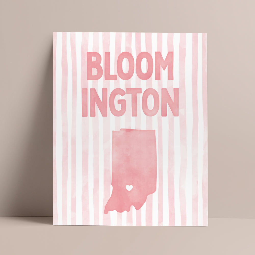 Bloomington, Indiana Poster