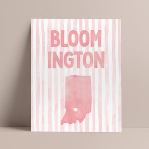 Bloomington, Indiana Poster