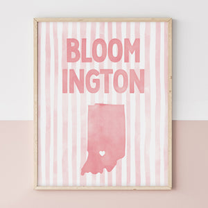 Bloomington, Indiana Poster