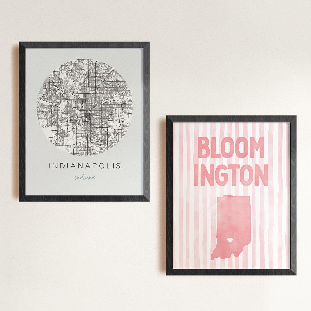 Bloomington, Indiana Poster
