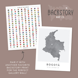 colombia travel poster