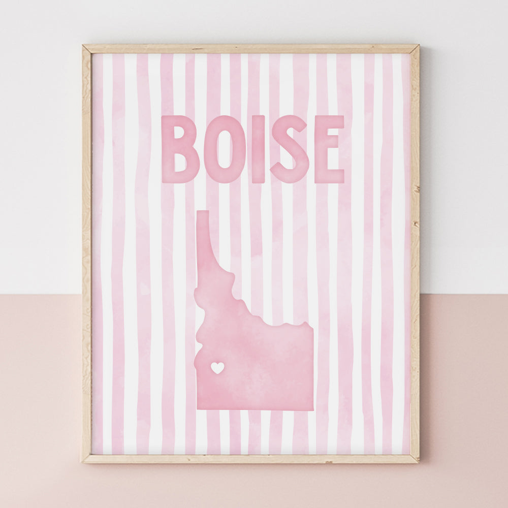 cute boise state poster