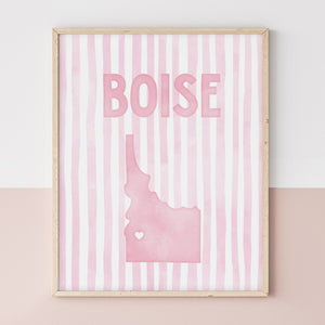 cute boise state poster