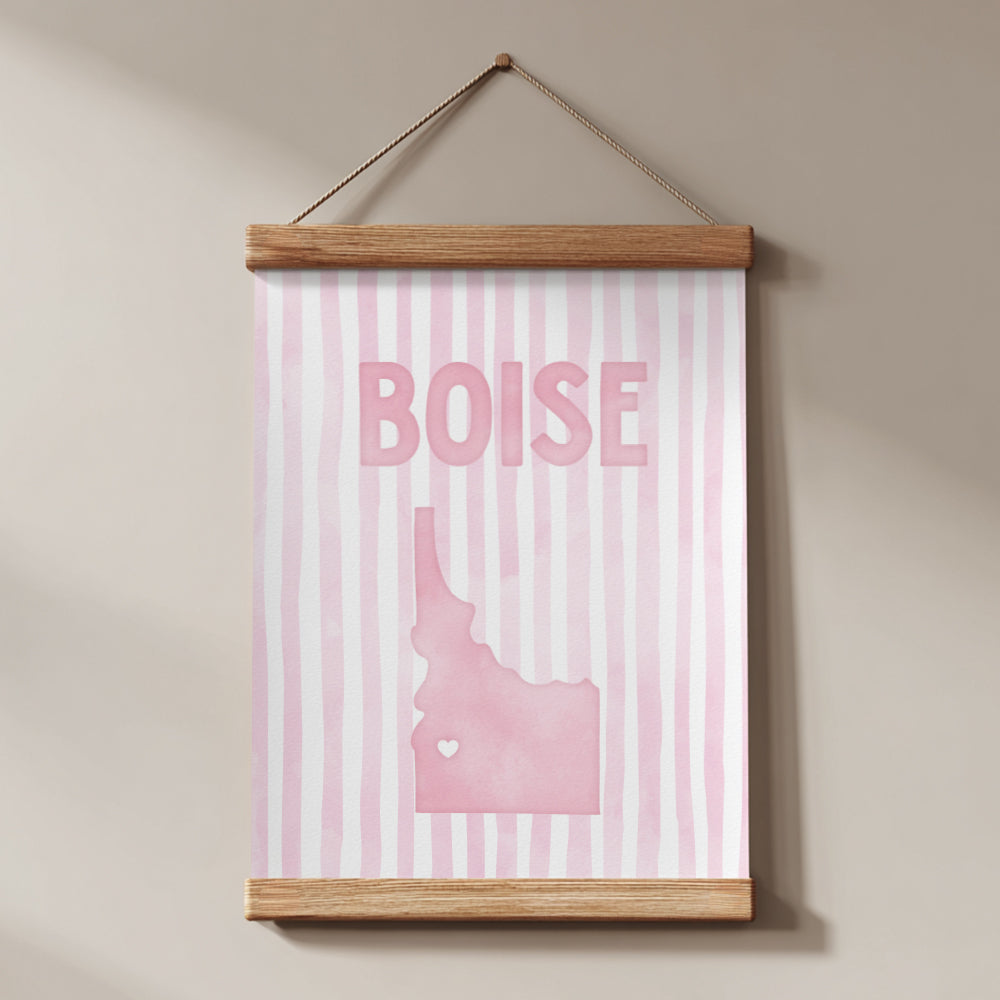 cute boise state poster