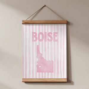 cute boise state poster