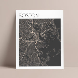map of boston massachusetts