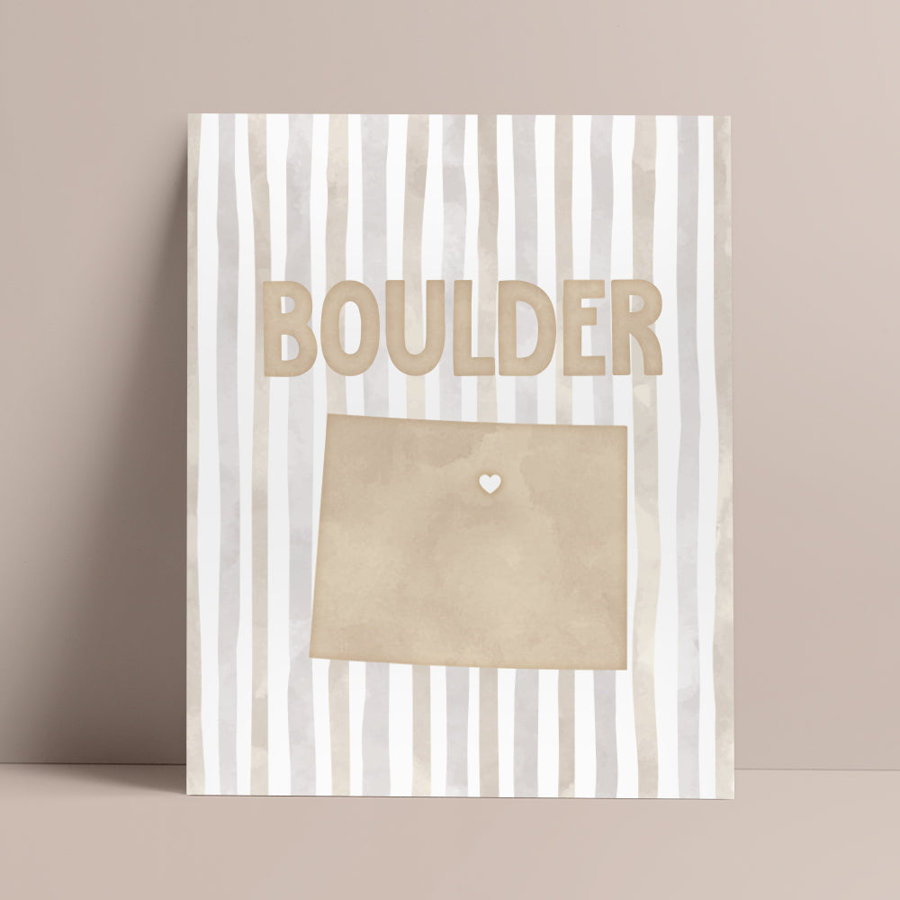 Boulder, Colorado Poster