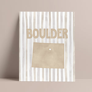 Boulder, Colorado Poster