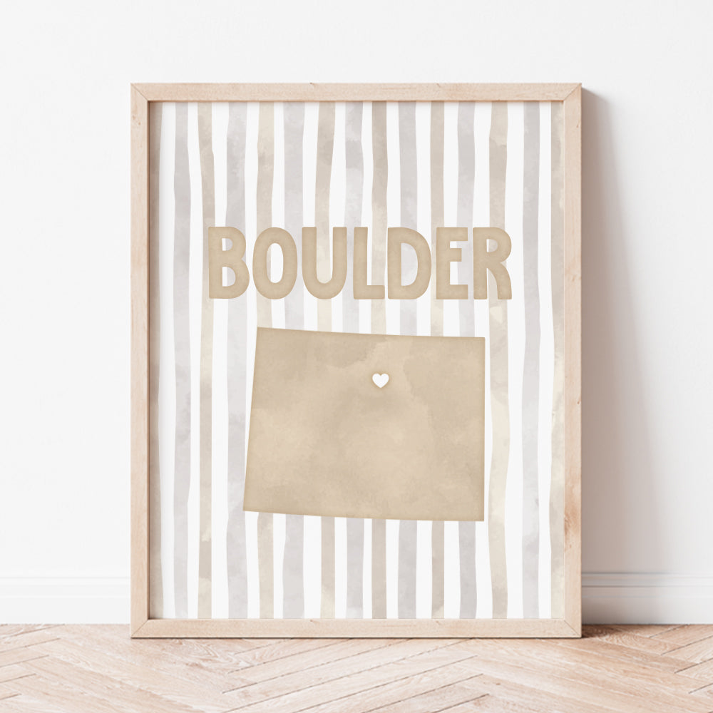 Boulder, Colorado Poster