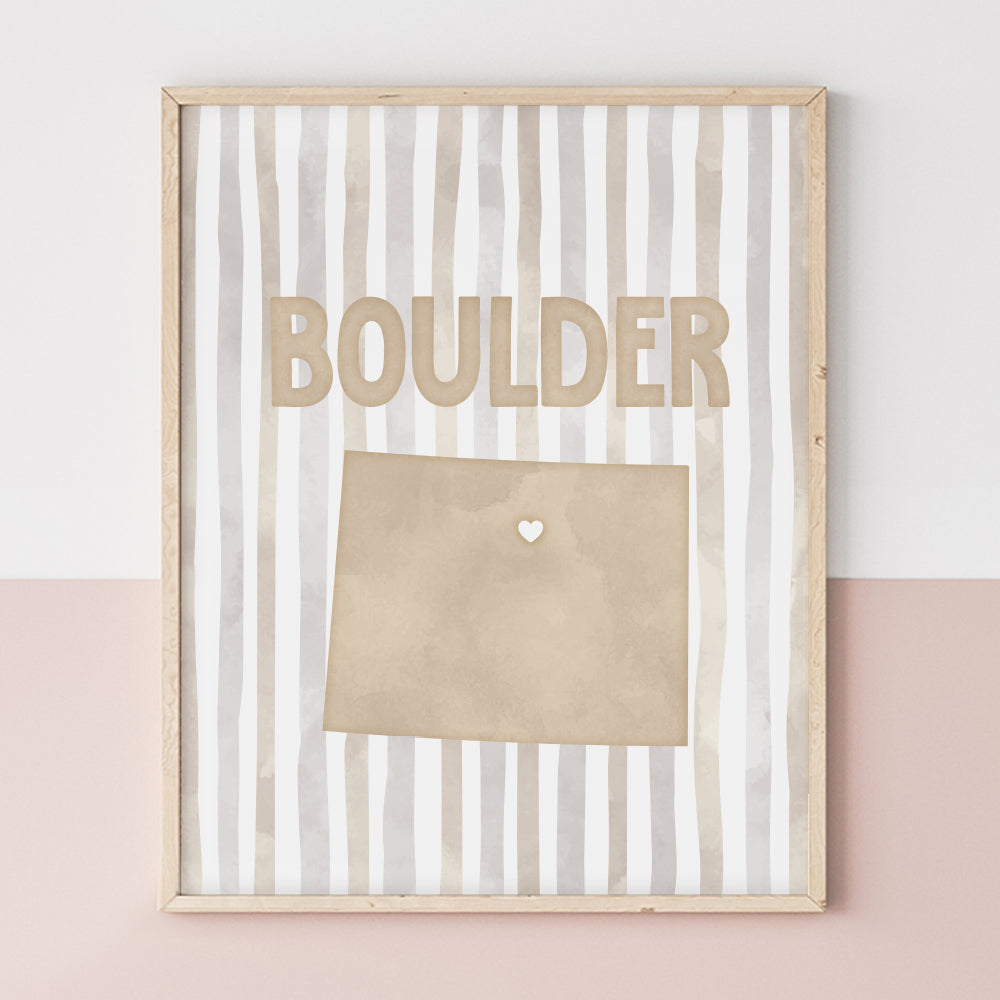 Boulder, Colorado Poster