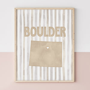 Boulder, Colorado Poster